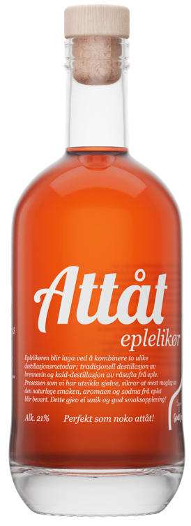 Attåt eplelikør 21% 50cl