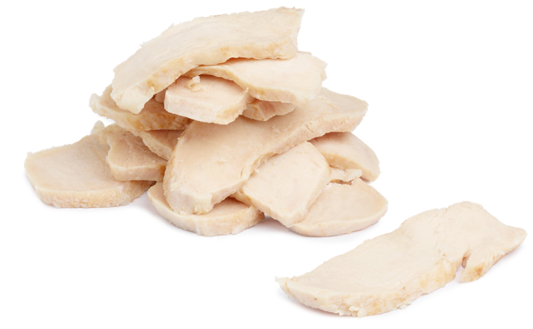 Chicken filet fried and sliced natural  2,5kg