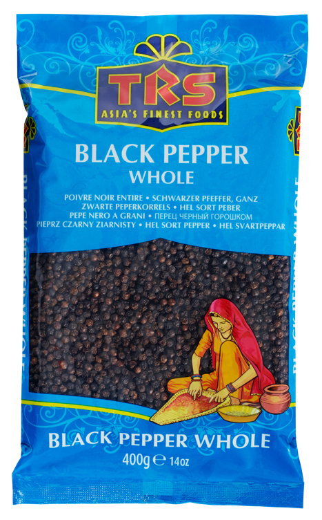 Pepper svart hel 400g