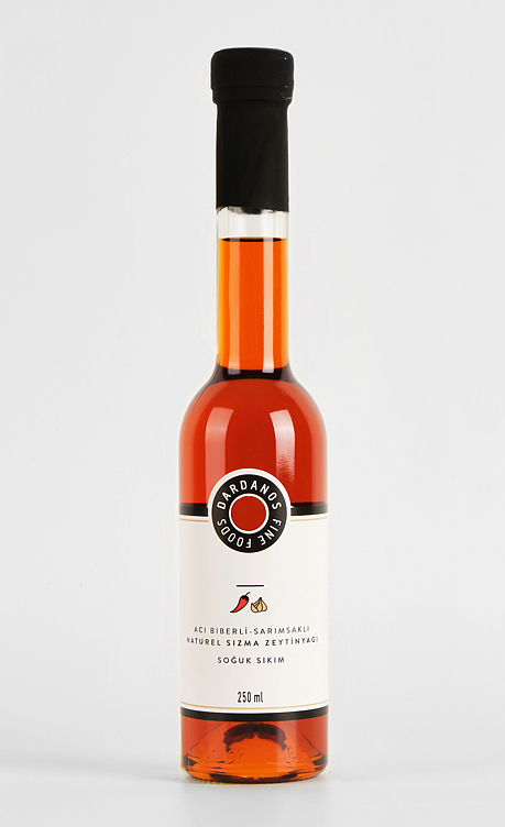 Olivenolje m/chili og hvitløk  250ml