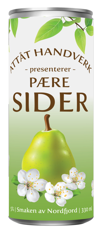 Attåt pæresider bx 5% 12x33cl