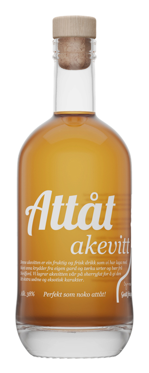 Attåt akevitt 38% 50cl