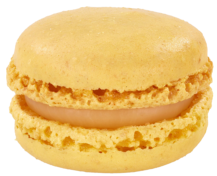 Mini macaron lemon   72x12g   krt