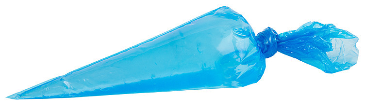 Piping bag blue  53x27cm  100pcs