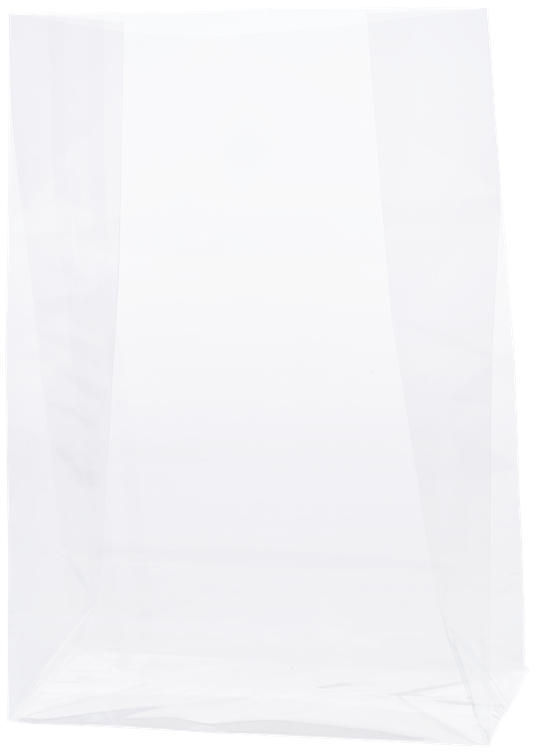 Cellophane bags clear 140x65x205mm  1000 pcs