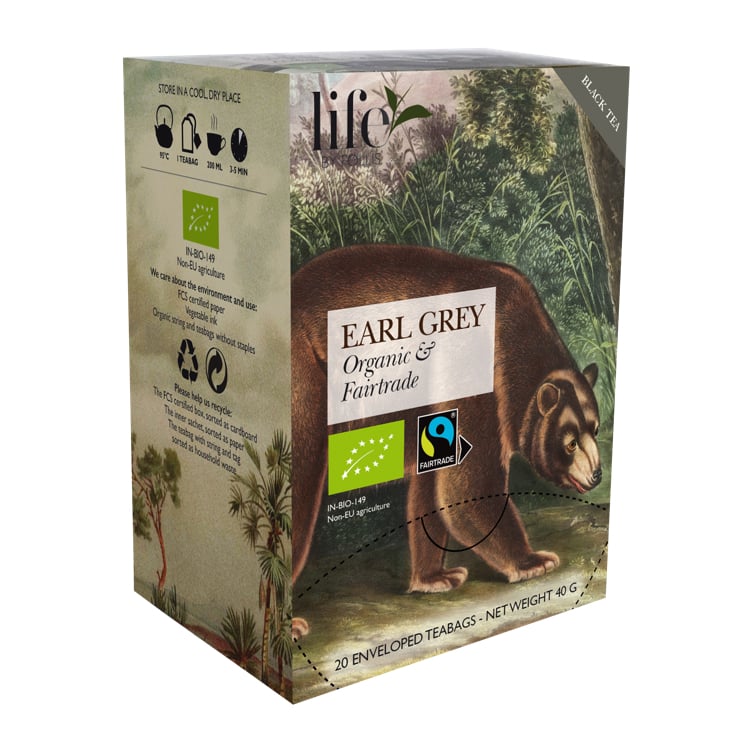 Earl grey tea økologisk & fairtrade  20stk