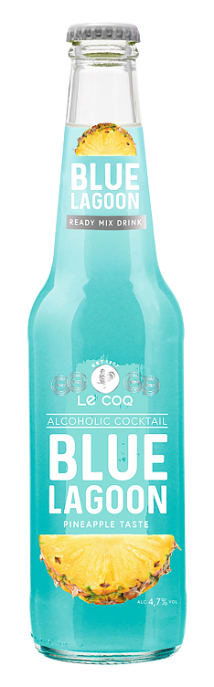 Le coq blue lagoon   4,7%   24x33cl
