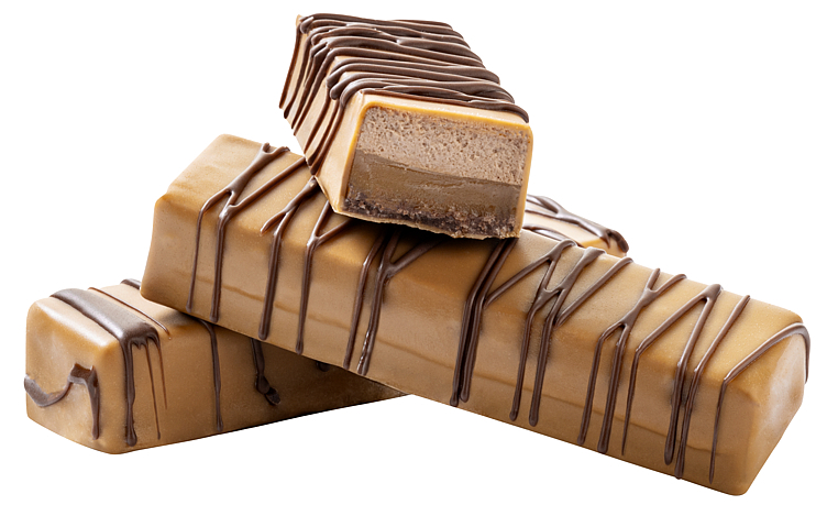 Dessertbar karamell 8x65g  520g