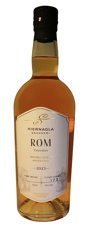 Hiernagla fatlagret rom  43%  50cl