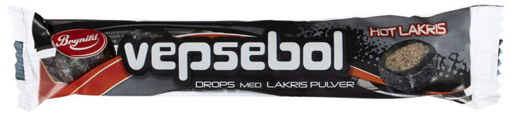Vepsebol hot lakris 42g