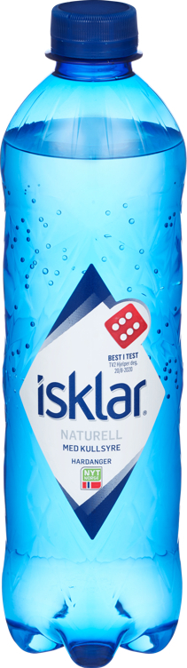 Isklar naturell med kullsyre 24x500ml