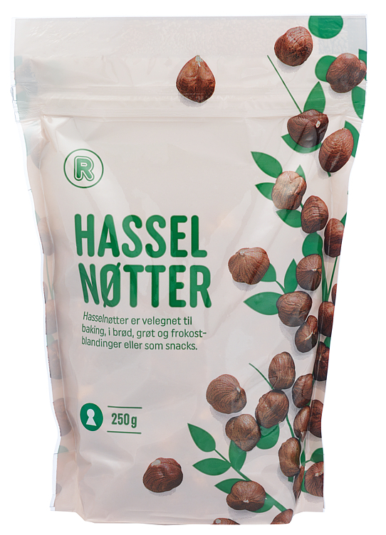 Hasselnøttkjerner   250g