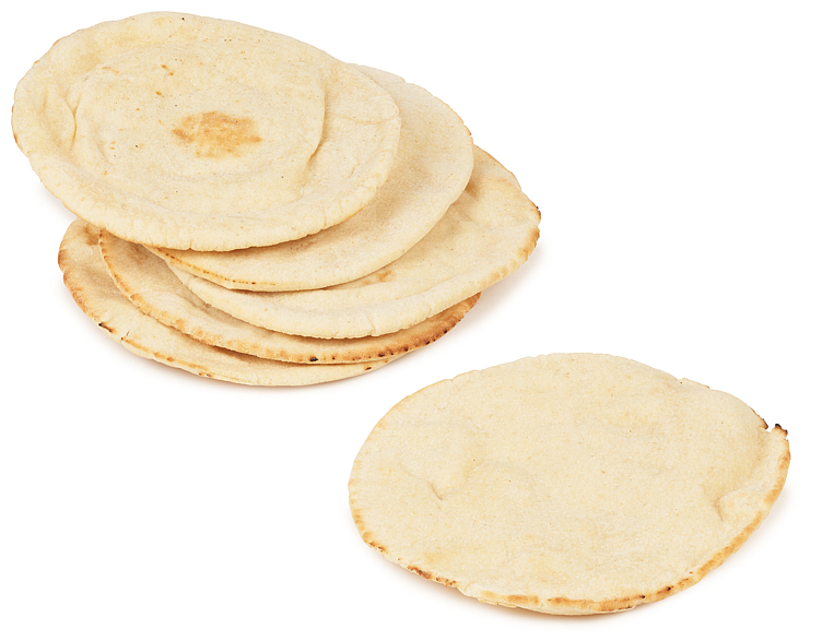 Pitabrød glutenfri 6stk i pk 192g