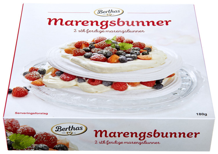 Meringue cake bottom 2pk  180g