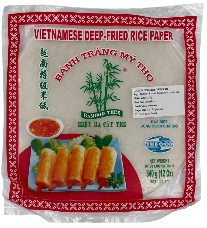 Rice paper banh da nem 22cm 3 coconut tree  340g