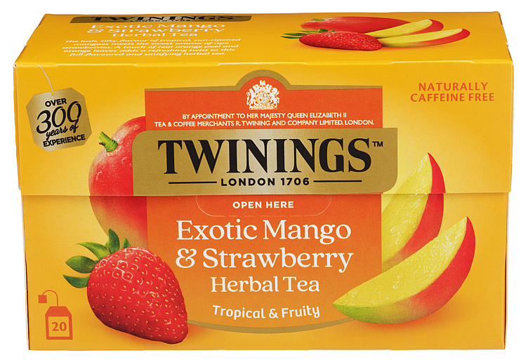 Exotic mango & strawberry  20bg