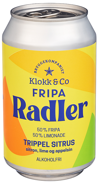 Klokk & co fripa radler trippel sitrus bx  24x33cl
