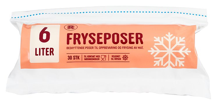 Frysepose 6l  30stk