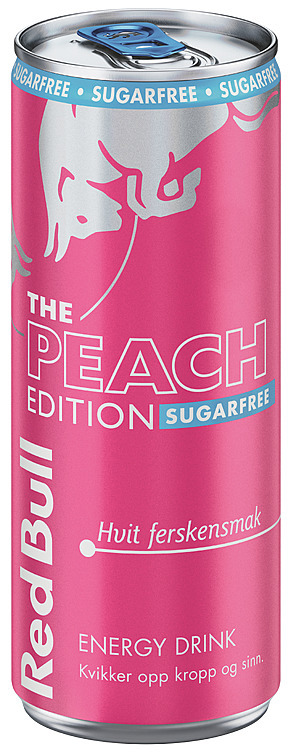 Red bull summer edition sugar free white peach   24x250ml