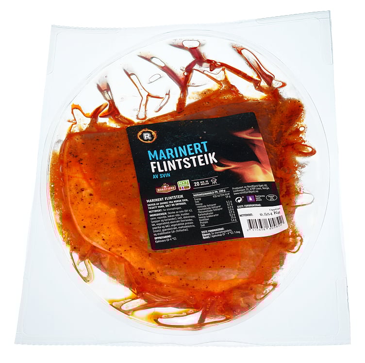 Marinert flintsteik ca800g kg