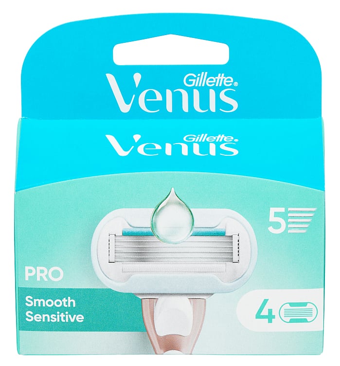 Barberblad venus pro smooth sens 4stk