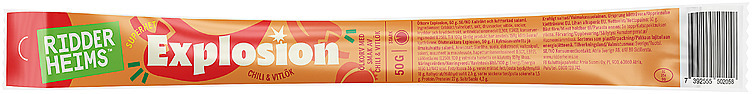 Ølpølse chili explosion   50g