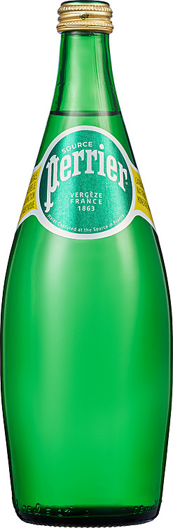 Perrier sparkling water 12x75cl