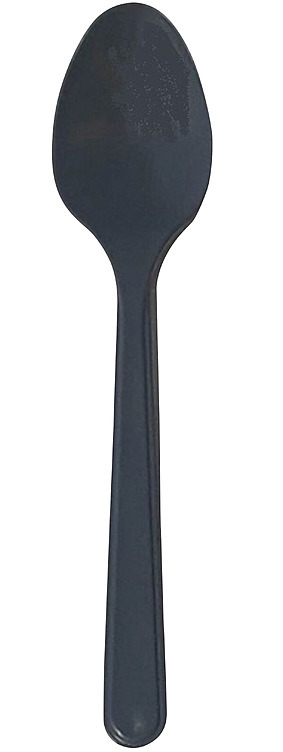 Teskje 13,5cm grå pp til flergangsbruk 100stk