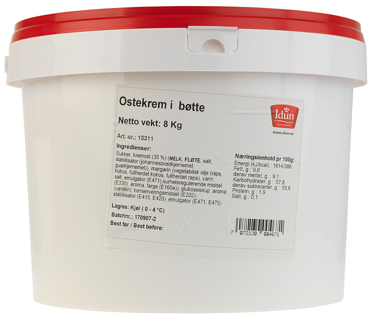 Ostekrem klar til bruk    8kg