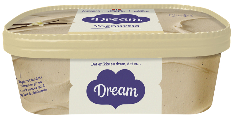 Dream yogurt ice cream vanilla  640ml