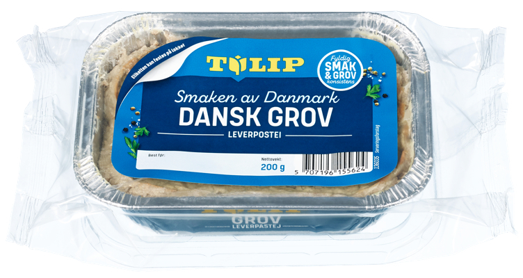 Grov leverpostei ovnsbakt 200g