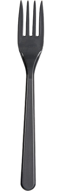 Gaffel 17,8cm grå pp til flergangsbruk 50stk