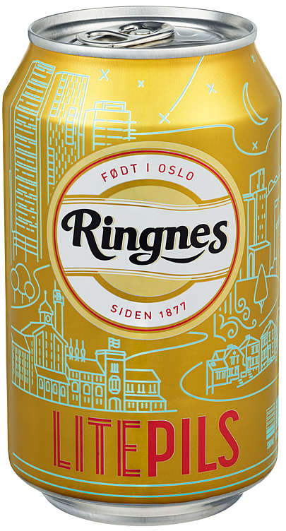 Ringnes lite  4,5%  30x33cl