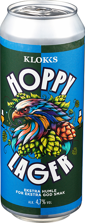 Klokk & co hoppy lager bx  4,7%  24x50cl
