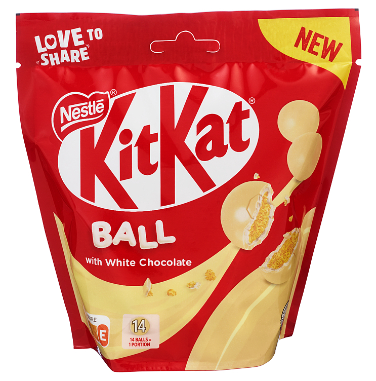 Kitkat ball white  140g
