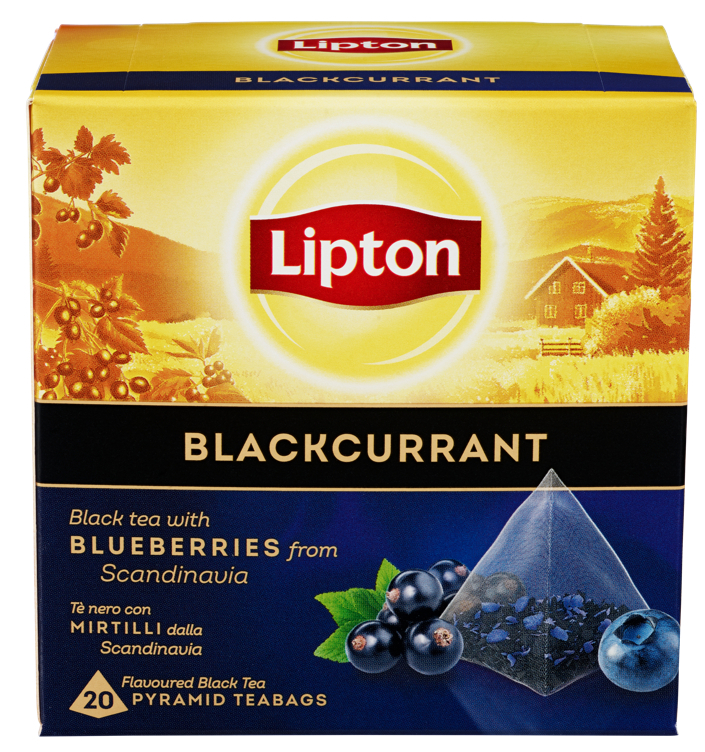 Lipton blackcurrant tea 34g 20bg