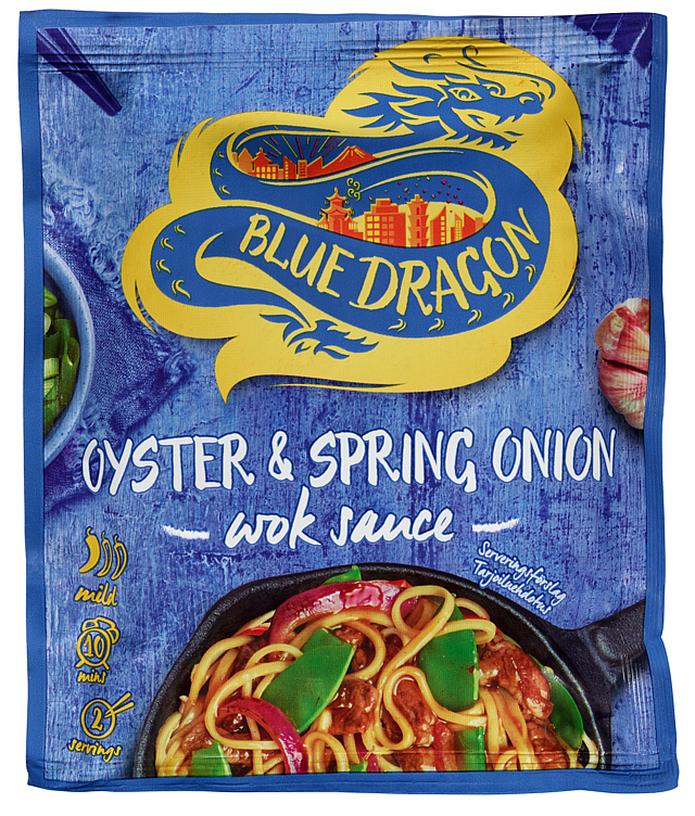 Blue dragon woksaus oyster spring onion 120g