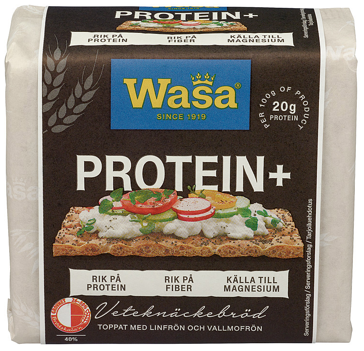 Wasa knekkebrød protein+  200g