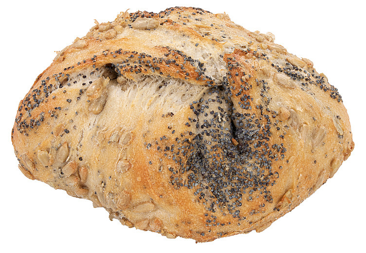 Rundstykke valmuefrø solsikkekjerner  60x90g