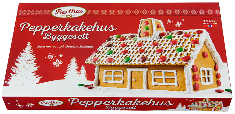 Pepperkakehus byggesett  385g
