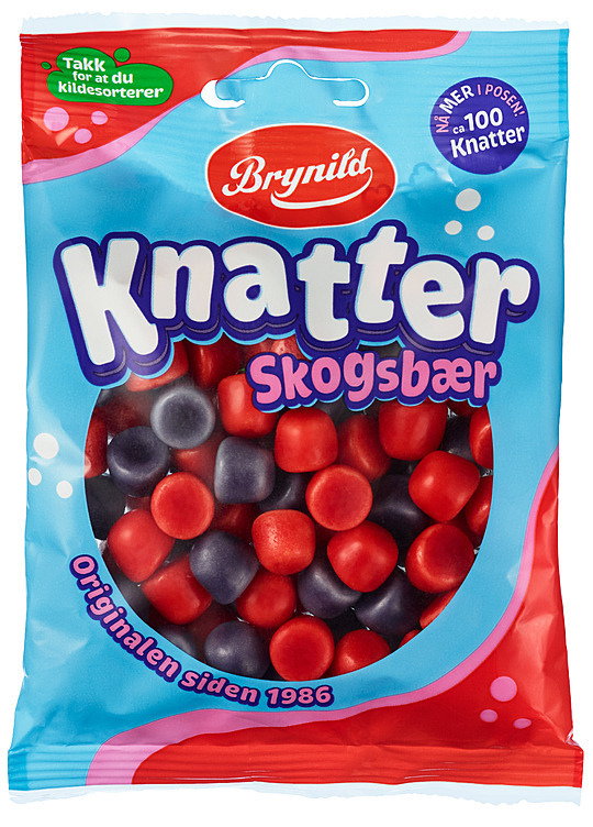Knatter skogsbær 100g