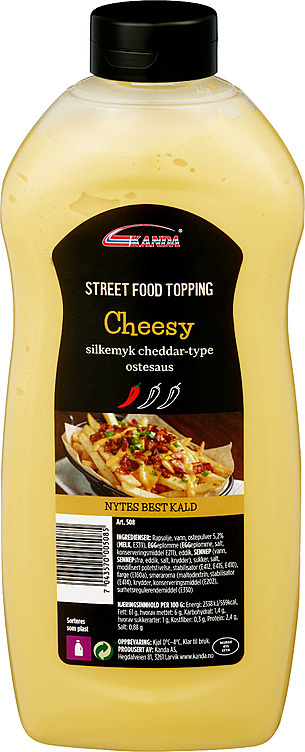 Street food topping cheesy dressing  900ml