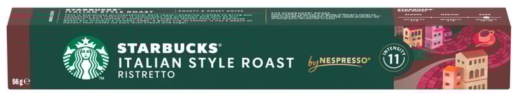 Starbucks italian roast x10  56g