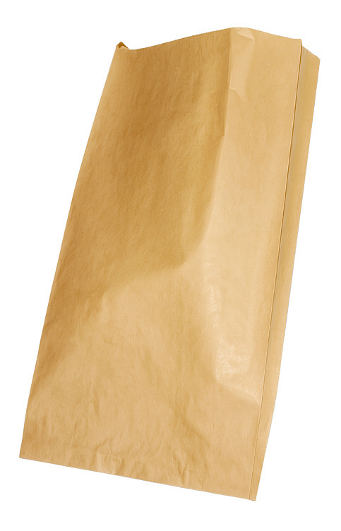 Brun papirpose u/trykk 155x80x390mm 2000stk