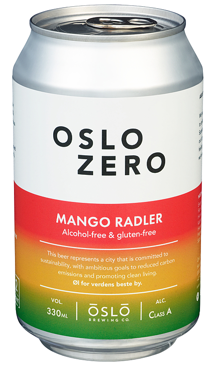 Oslo zero mango radler ipa bx 24x33cl