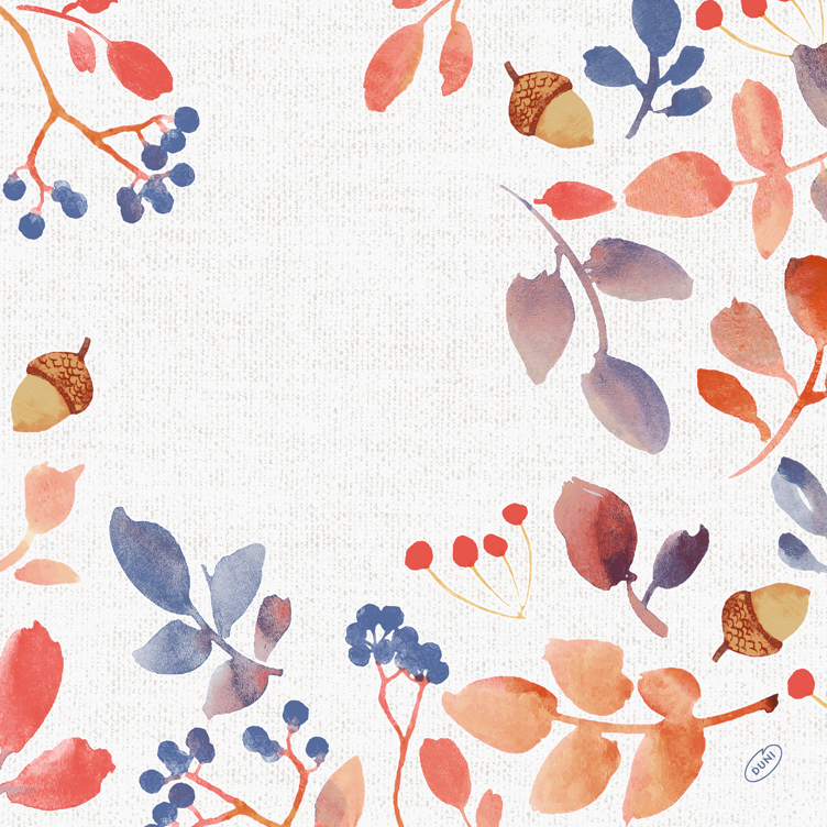 Serviett bio dunisoft 40cm autumn gradient  60stk