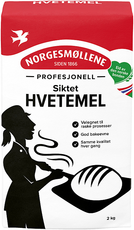 Hvetemel siktet profesjonell 2kg