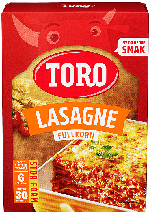 Lasagne fullkorn  284g