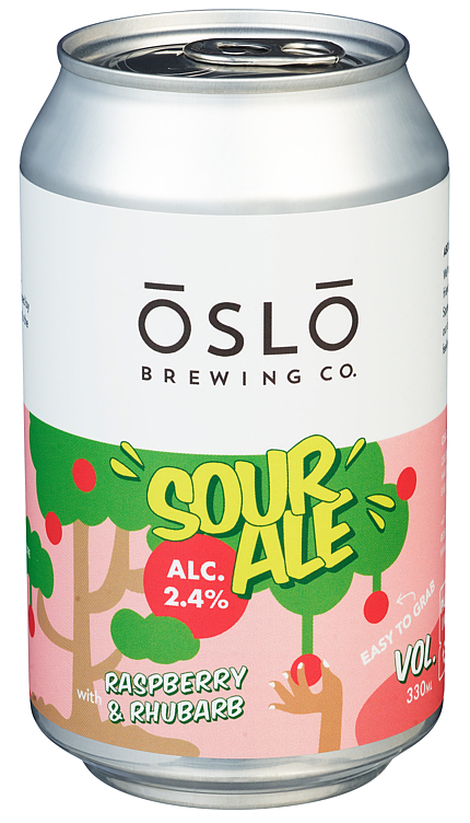 Oslo brewing sour ale bx 2,4% 24x33cl