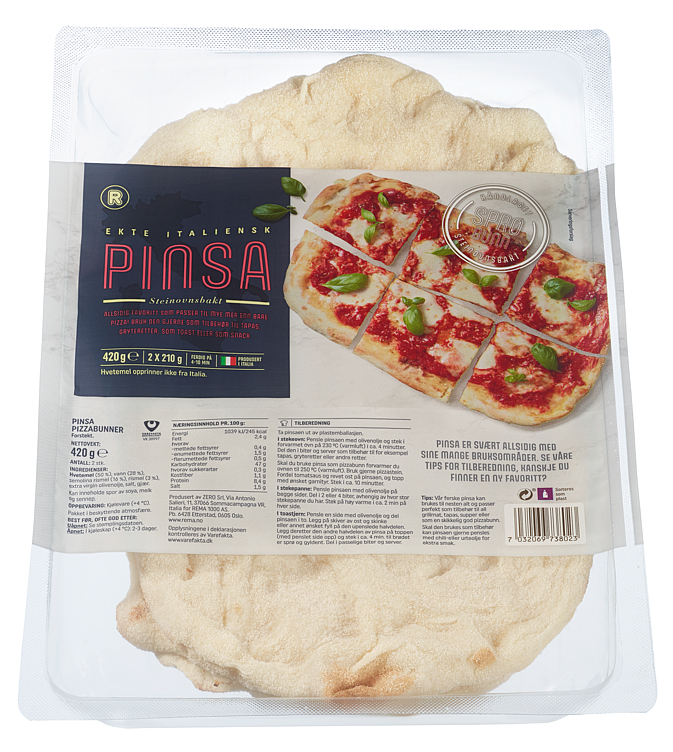 Pinsa pizzabunner 2x210g
